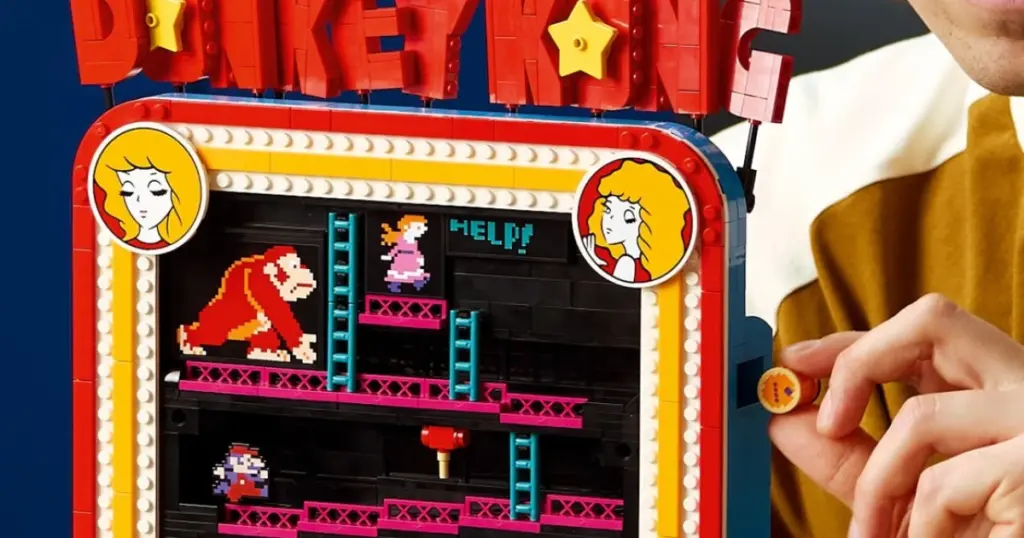 Lego представила коллекционный игровой автомат donkey kong, одобренный миямото