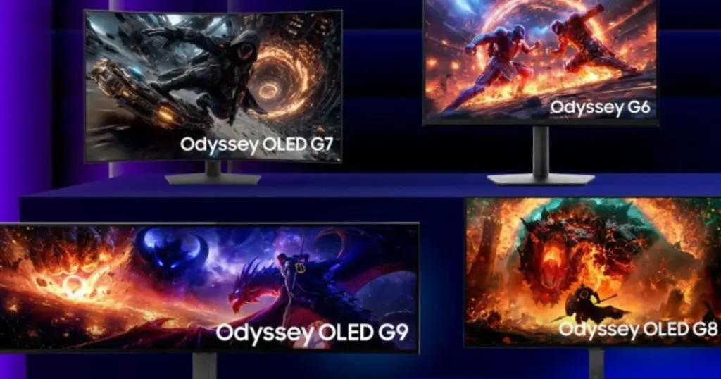Samsung представила игровые мониторы Odyssey 2027 с частотой до 1100 Гц