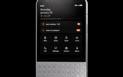 Представлен minimal phone 2: qwerty-клавиатура и OLED-экран