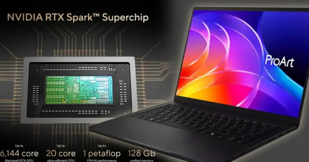 Asus представила ноутбуки proart p14 и p16 на платформе Nvidia RTX spark