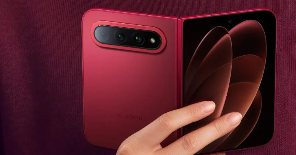 Xiaomi 18 Fold в вишнёвом цвете: ответ на Galaxy Z Fold 8 представлен до анонса