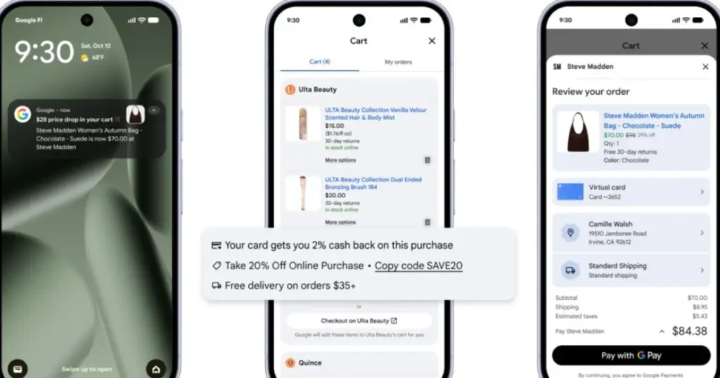 Google запустила universal cart в поиске и gemini для удобного онлайн-шопинга