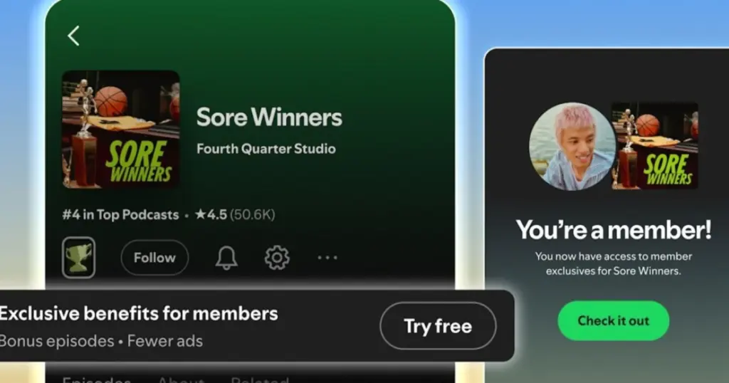 Платные подписки на подкасты в Spotify: авторы получат 90% дохода и новые инструменты монетизации